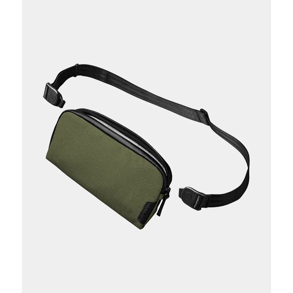 NWT Alpaka Flight Travel Crossbody Pouch Green | Axoflux 210D